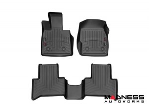 Alfa Romeo Stelvio Floor Liners - WeatherTech - Black - Front & Rear